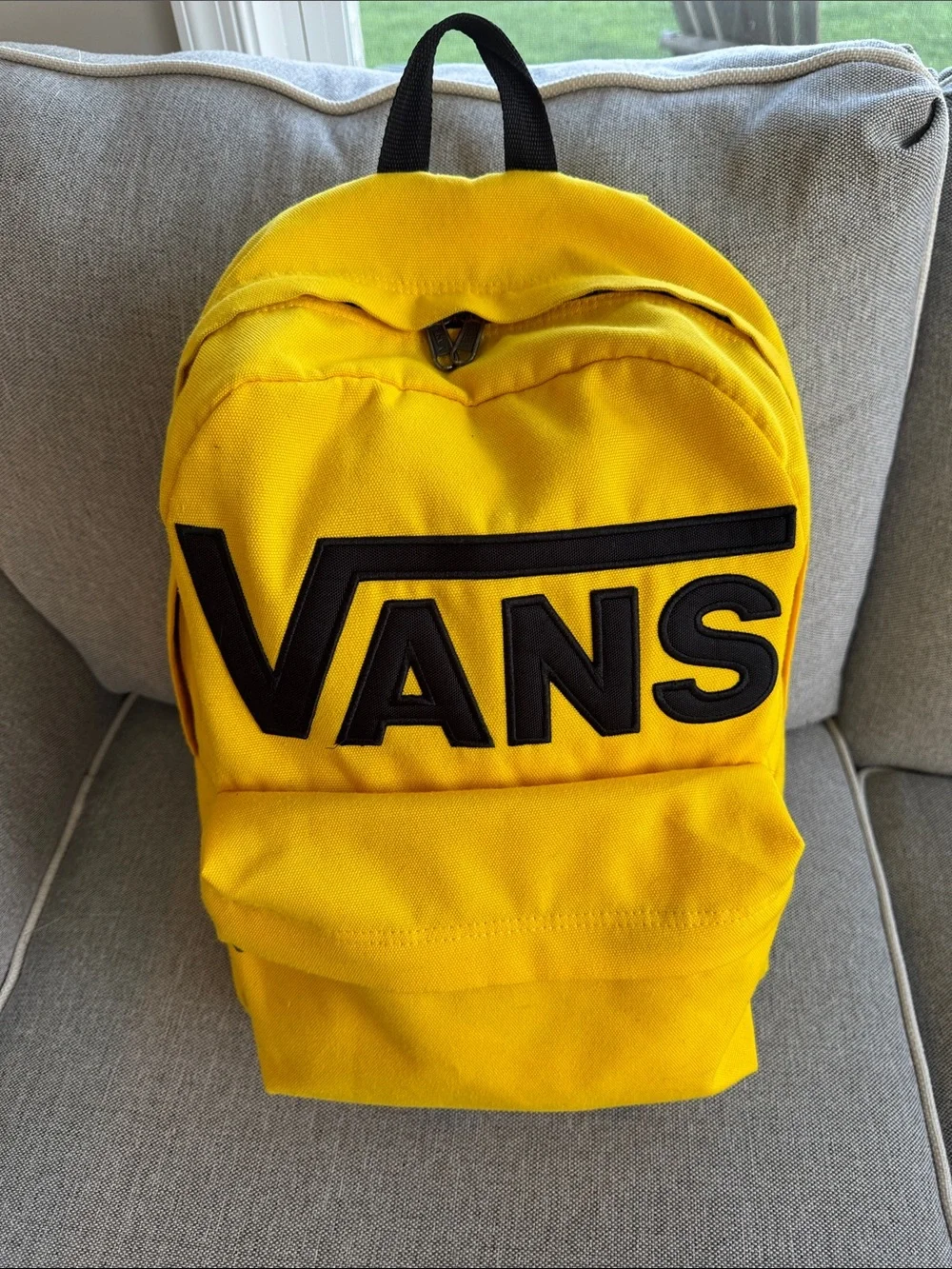 VANS Old Skool III Backpack - Lemon Chrome / yellow Black lettering